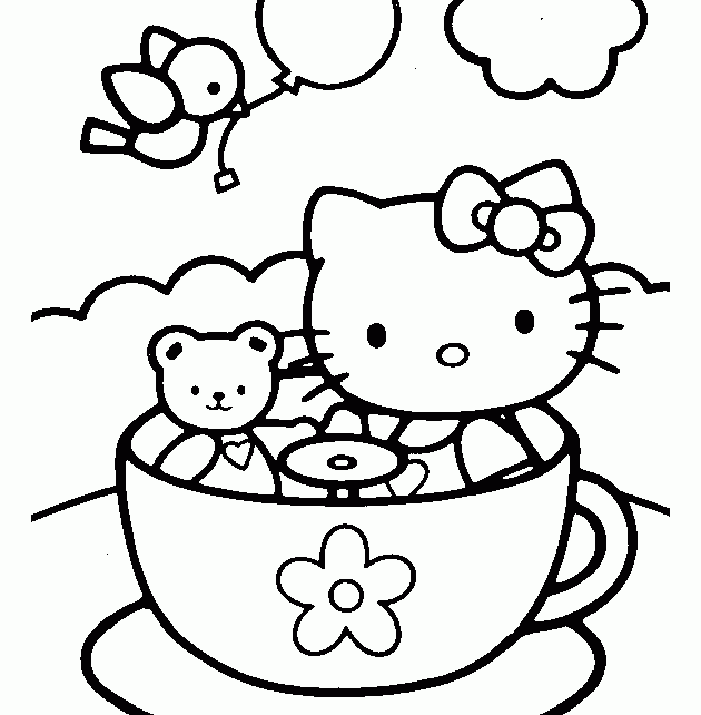 Disegni Da Colorare Di Natale Con Hello Kitty.Disegni Da Colorare Hello Kitty Donnee It